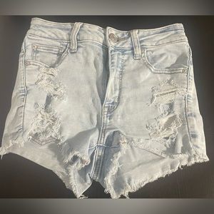 Good condition next level stretch ripped style shorts